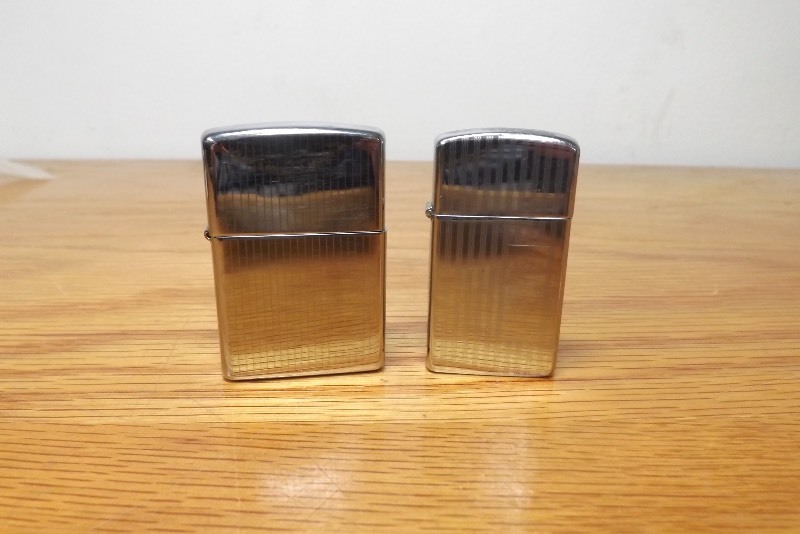 lot 18 image: 2 Vintage Zippo Lighters