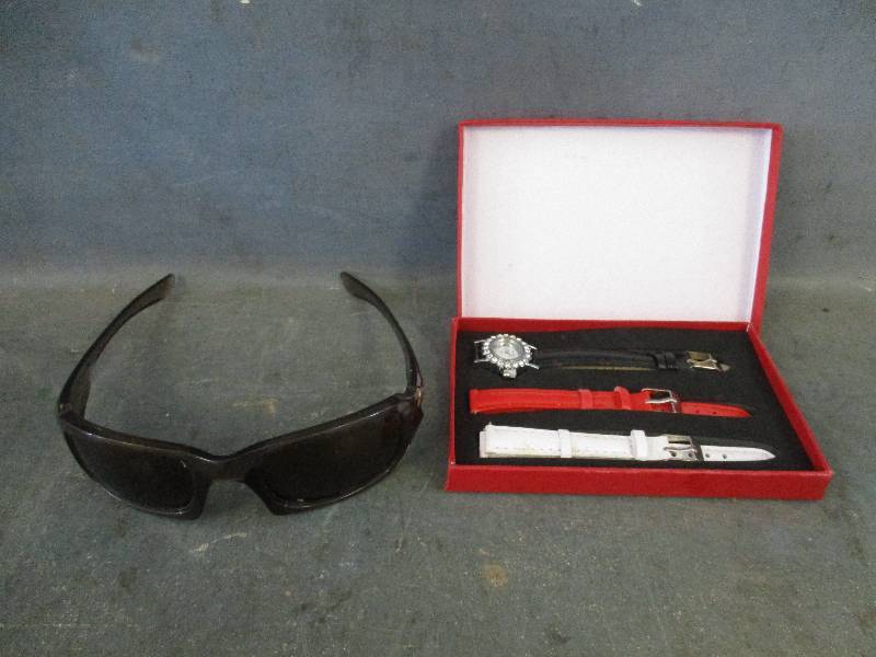 Sun Glasses and Watch