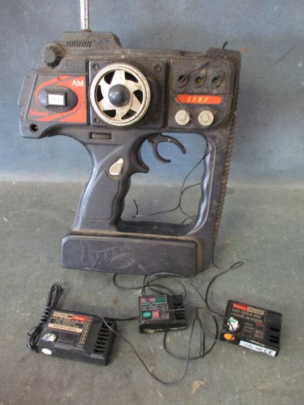 Hitec Rc controller and 3 receivers