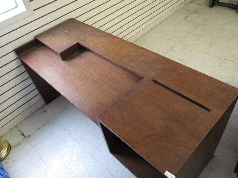 Solid wood desk