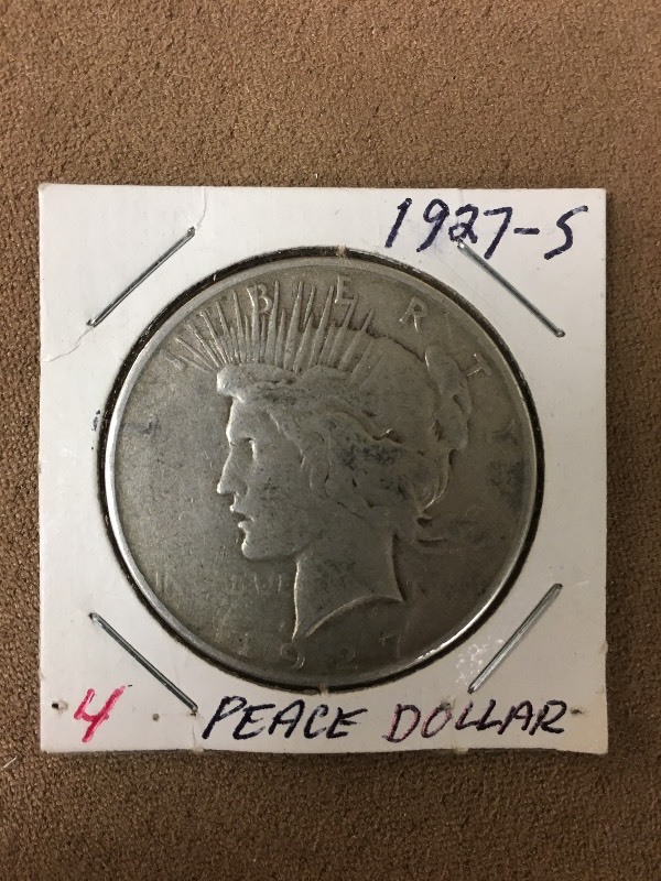 1927-S Peace Dollar...