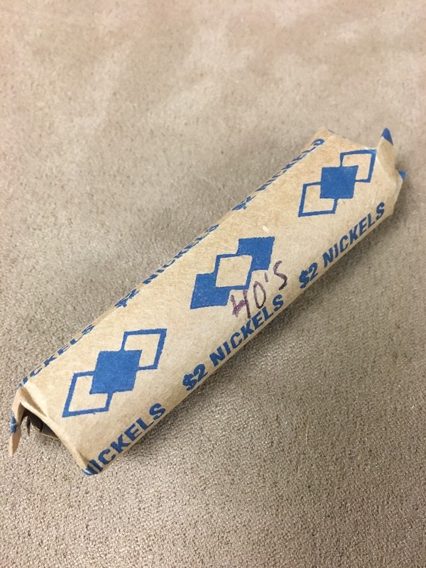 1 roll of 40 mixed date Jefferson n...