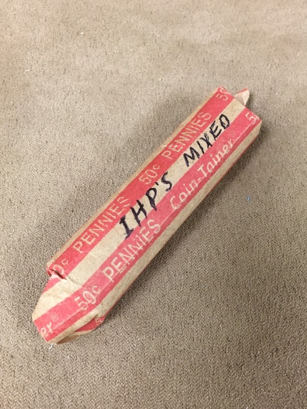 1 roll of mixed date Indian Heads C...