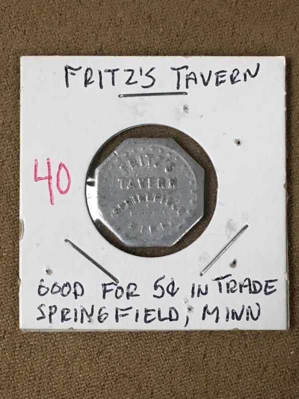 Trade Token   Fritzs Tavern Spring...