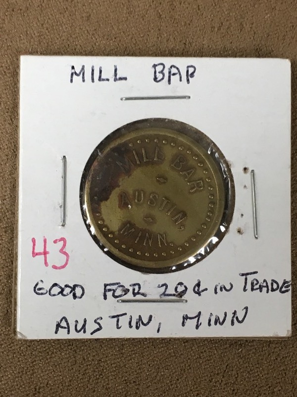 Trade Token   Mill Bar Austin, Minn...