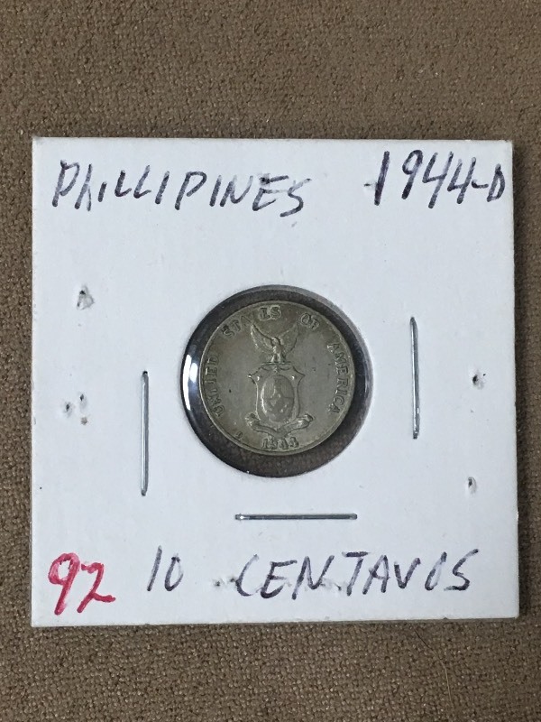1949 1 Peso Note from post-war Phil...
