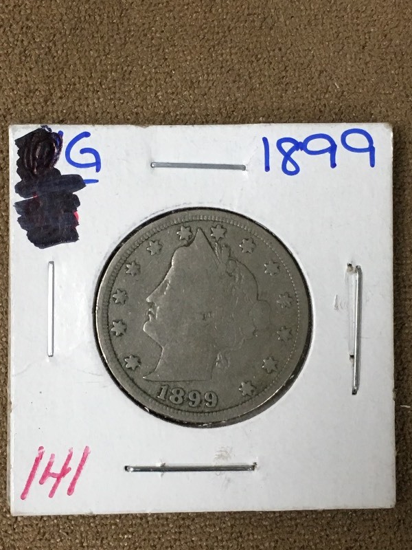 1899 Liberty V Nickel ...