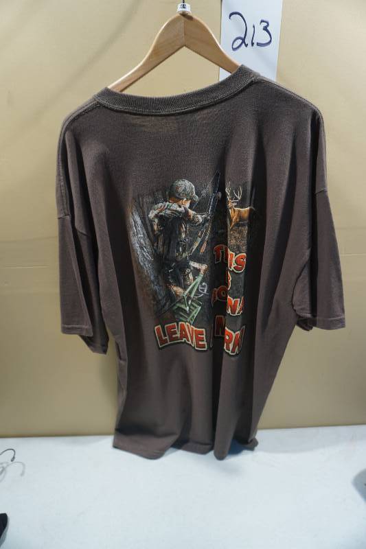 lot 213 image: Buck Wear This Is Gonna Leave a Mark T-Shirt