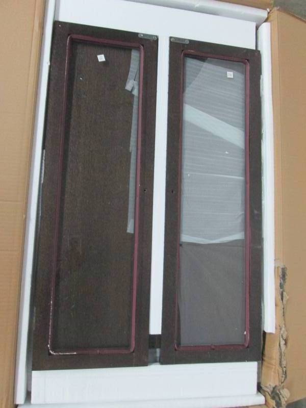 lot 16 image: Alcove Wine and Liquor Cabinet - Dark Walnut