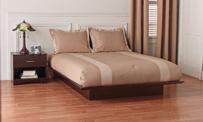 South Shore Full Platform Bed  Dark Chocolate  December 