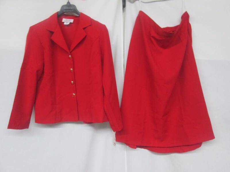 lot 84 image: Westside 2-pc. Back-Ruffle Skirt Suit