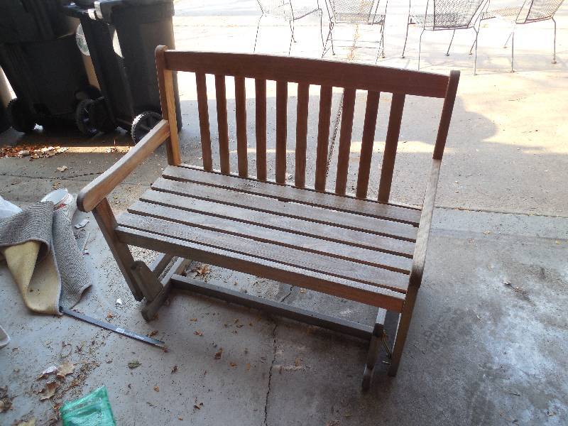 lot 27 image: SLIDINGGLIDING BENCH