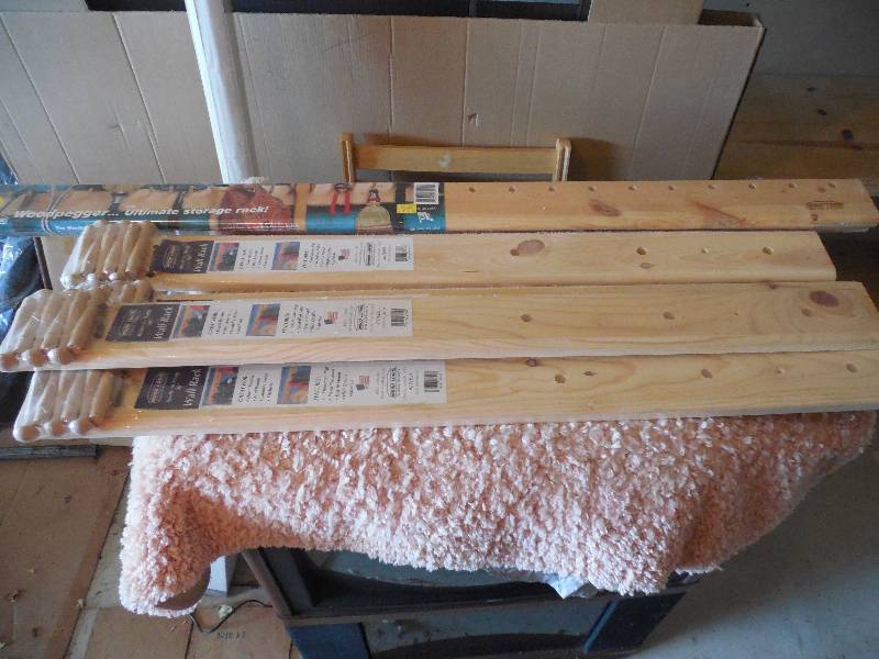lot 36 image: (5) STORAGE WALL RACKS