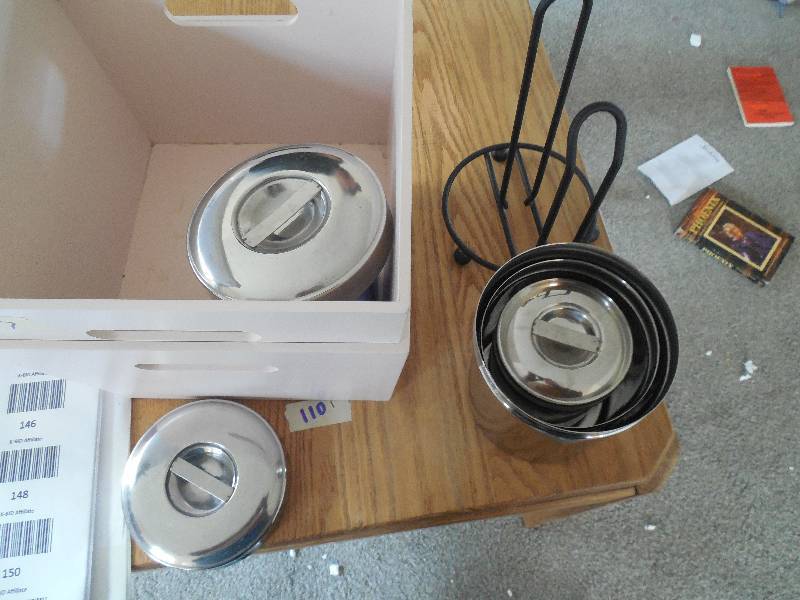 lot 137 image: CANISTER LOT