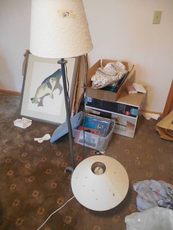 lot 167 image: (2) LAMPS