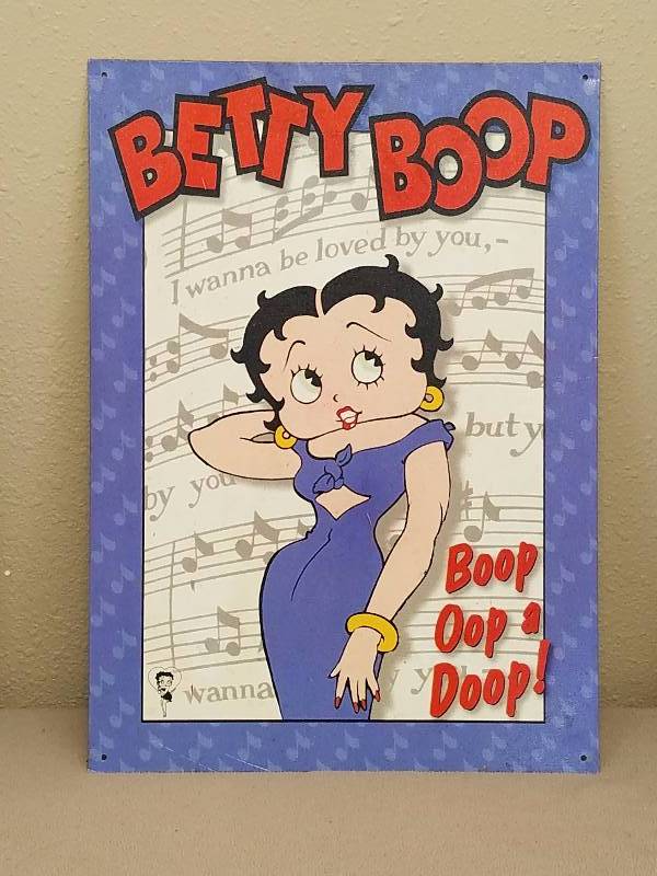 lot 15 image: Betty Boop Sign