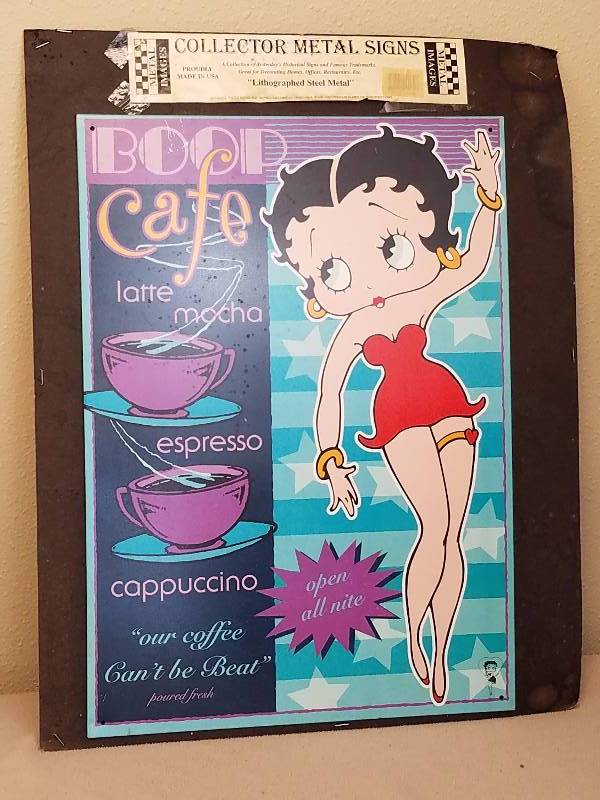 lot 16 image: Betty Boop Sign