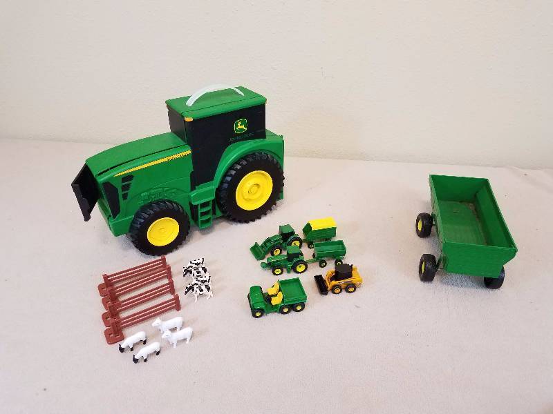 lot 34 image: John Deere Tractor and Case