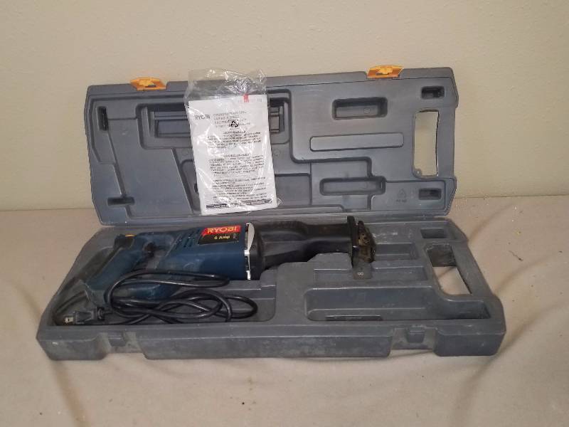 lot 87 image: Ryobi Reciprocating Saw with case