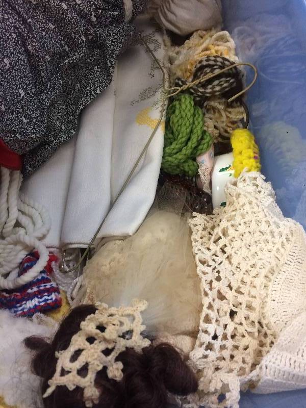 Assorted CrochetFabric Items