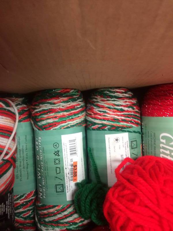 Assorted Christmas Yarn