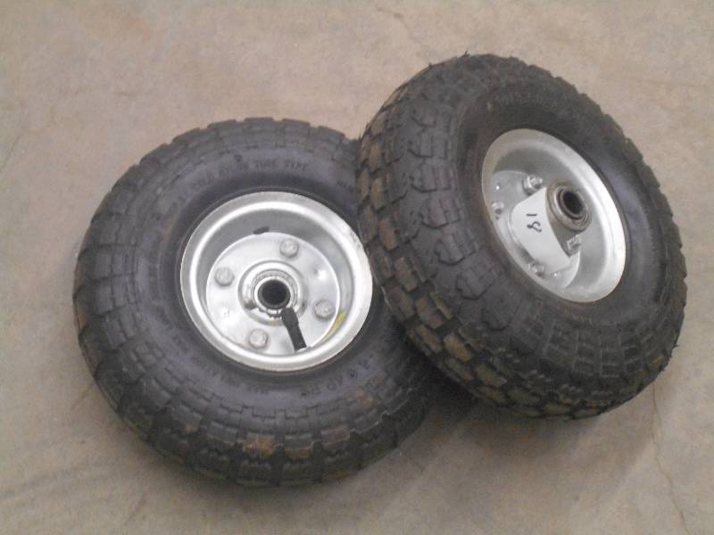 lot 18 image: (2) 4.103.504 Pneumatic Dolly Tir...