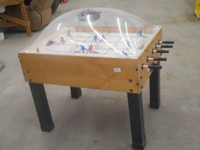 lot 29 image: Dome Hockey Table Set, Used, Has So...