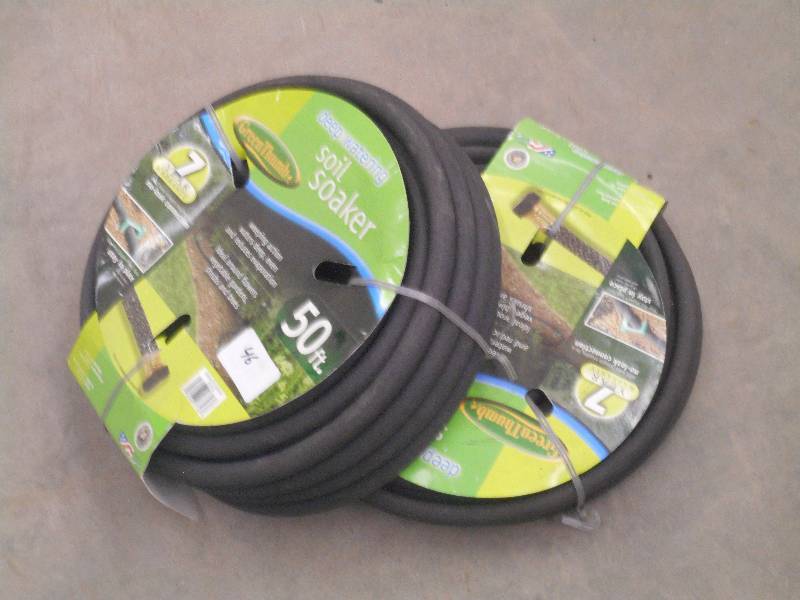 lot 46 image: (2) 50 Soaker Garden Hoses ...