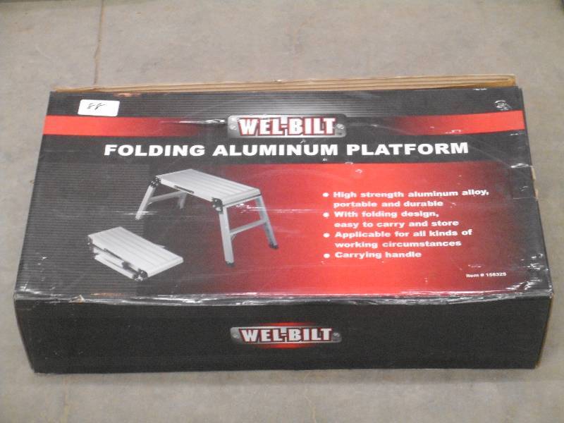 lot 88 image: New Wel-Bilt Folding Aluminum Platf...