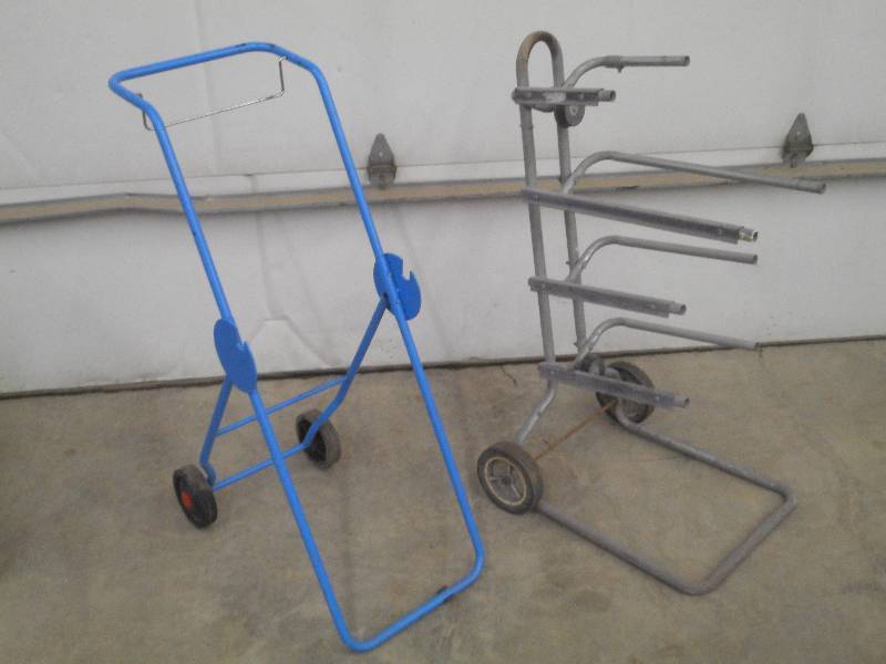 lot 108 image: (2) Commercial Roll Carts ...