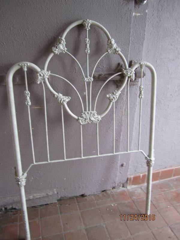Metal decorative headboard, 38 wid...