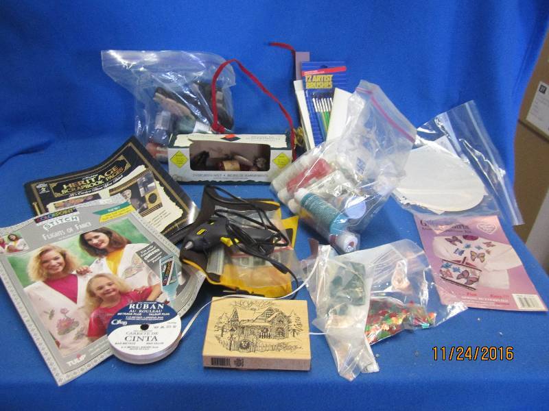 Box of crafting supplies...