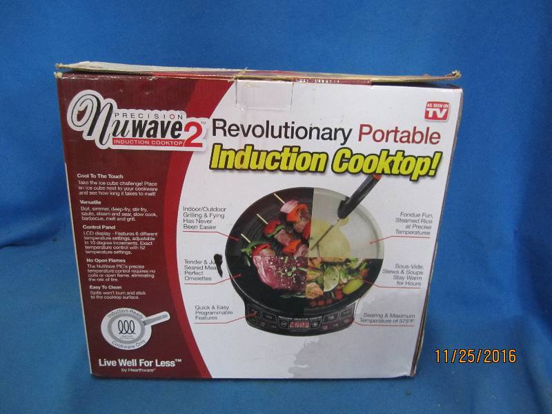 NuWave induction cooktop, new...