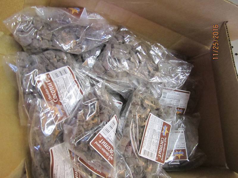 12 bags of dark chocolate covered c...