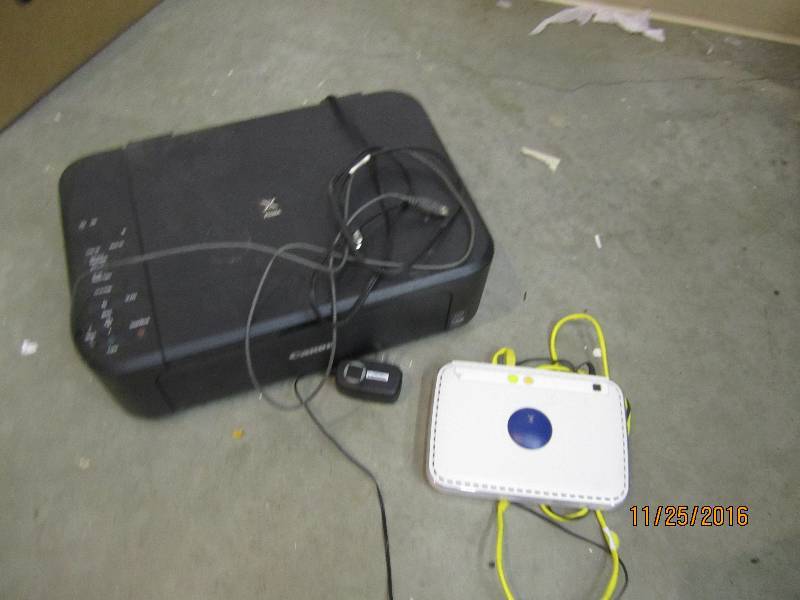 Canon printer and Newgear router...