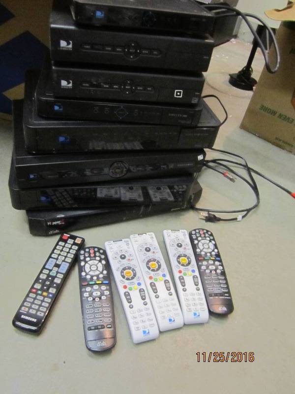 Lot of DirectTV recorders, receiver...
