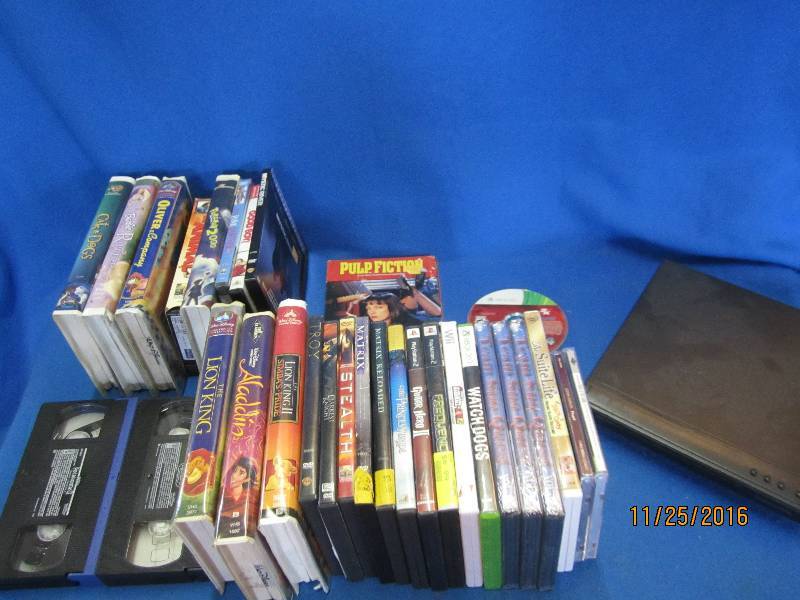 Lot mof DVD movies, videoo games, a...