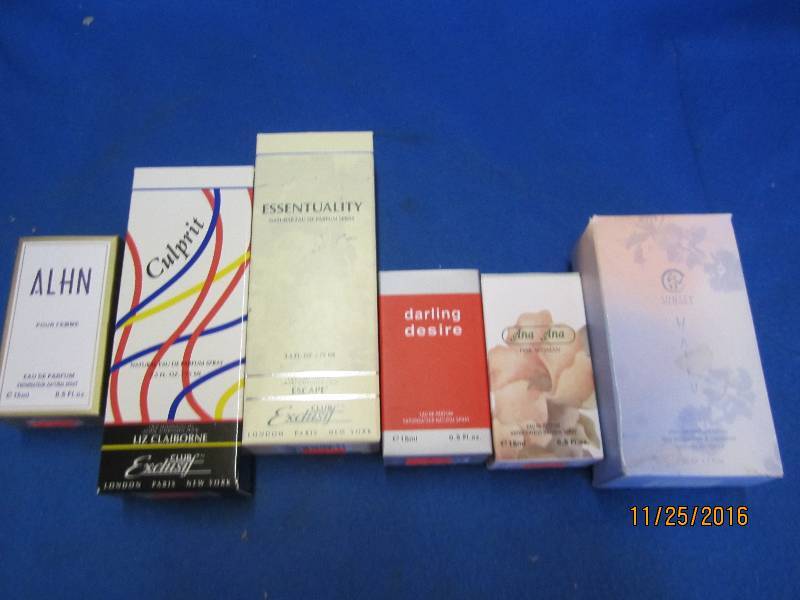 Lot of new perfume bottles...