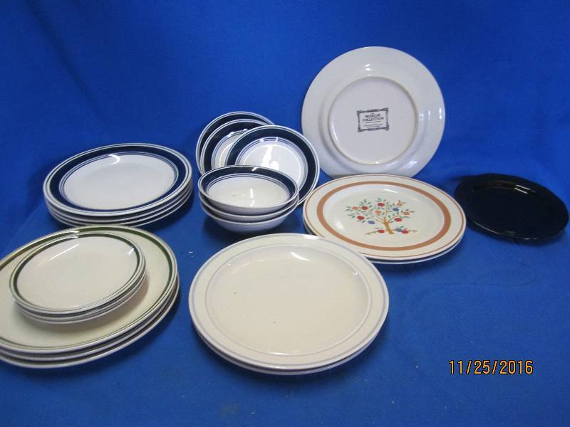 Lot of plates   ...