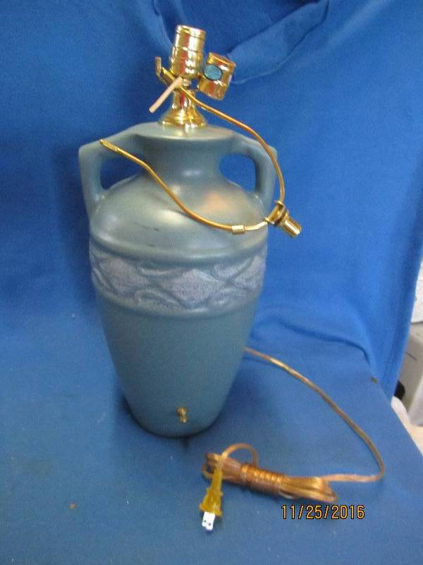 Unique blue lamp...