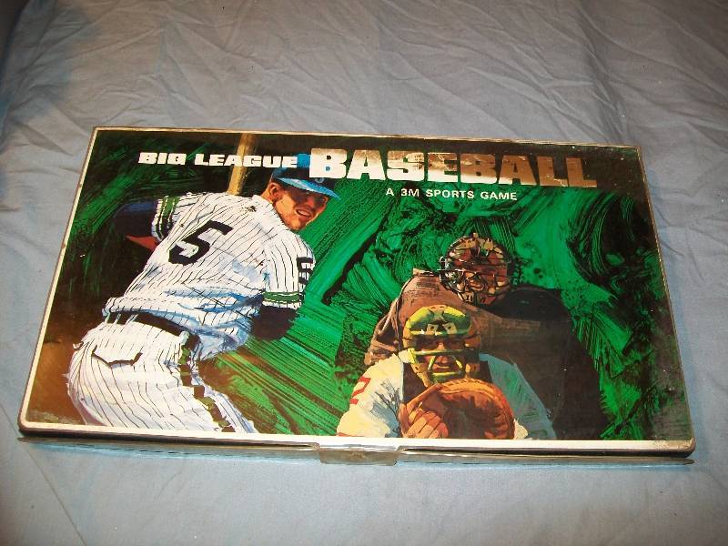 lot 25 image: Vintage 3M Sports Board Game 1966 Big League Baseball