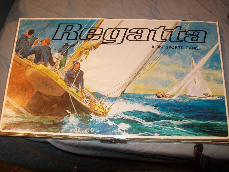 lot 30 image: Vintage 3M Sports Board Game 1967 Regatta Boat