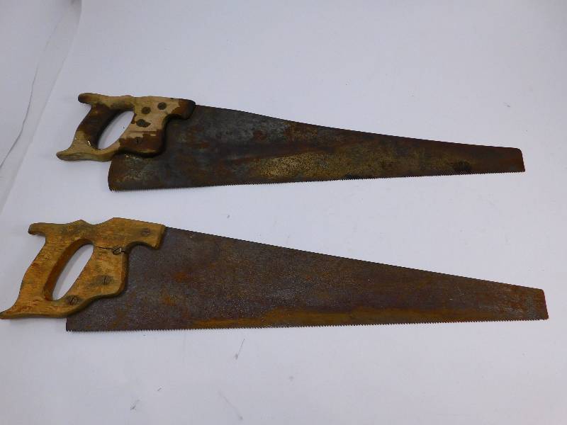 lot 45 image: Vintage Hand Saws