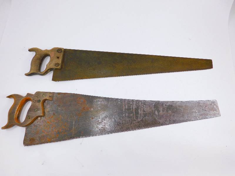 lot 47 image: Vintage Hand Saws