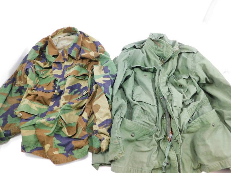lot 54 image: Army Jacket and Shirt
