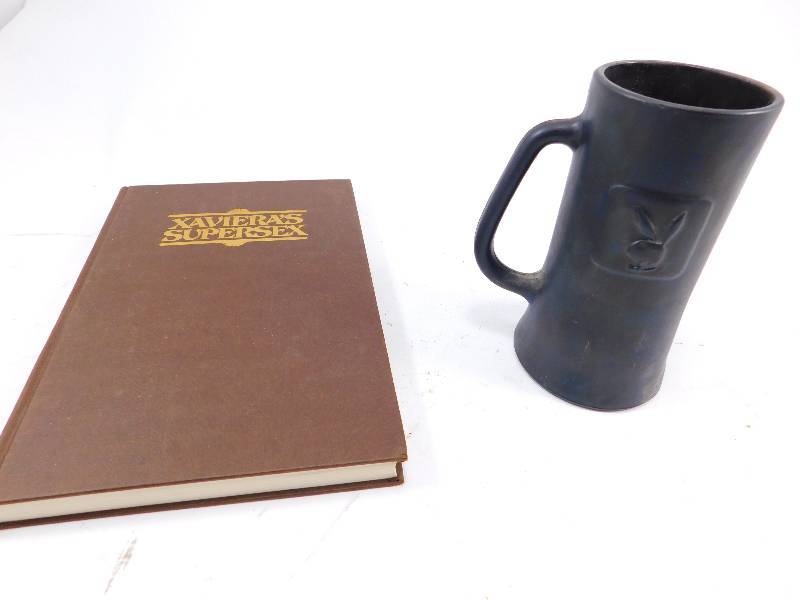 lot 62 image: Xavieras Supersex Book and Vintage Playboy Mug
