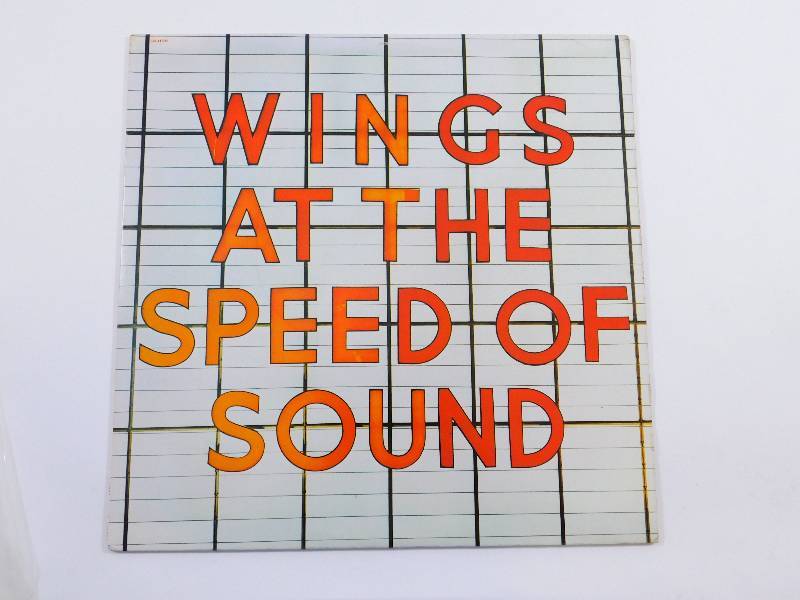 lot 4 image: Wings At The Speed Of Sound Vinyl Record Album