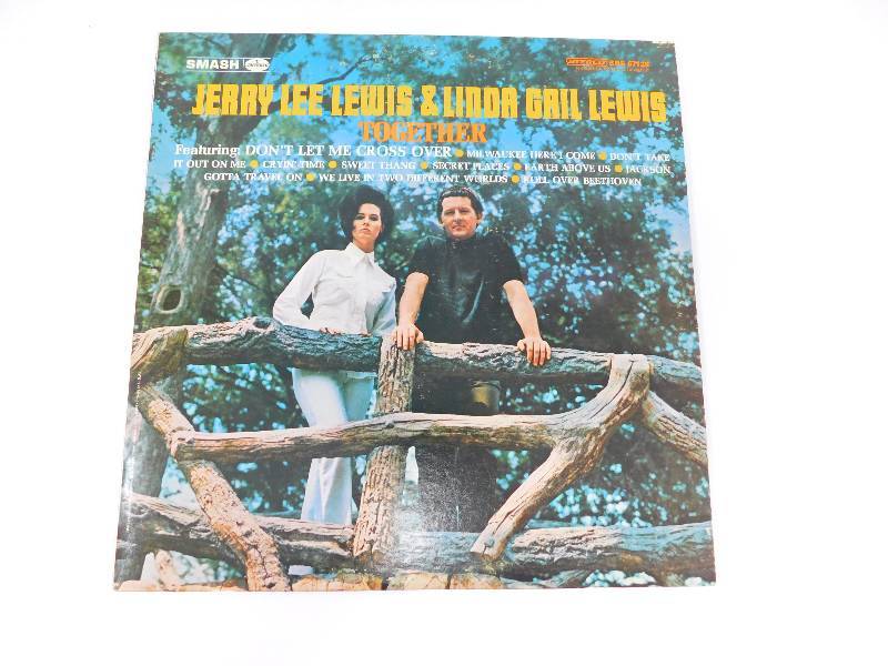 lot 6 image: Jerry Lee & Linda Gail Lewis Together Vinyl Record Album