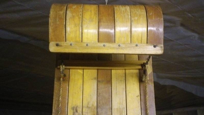 Vintage toboggan