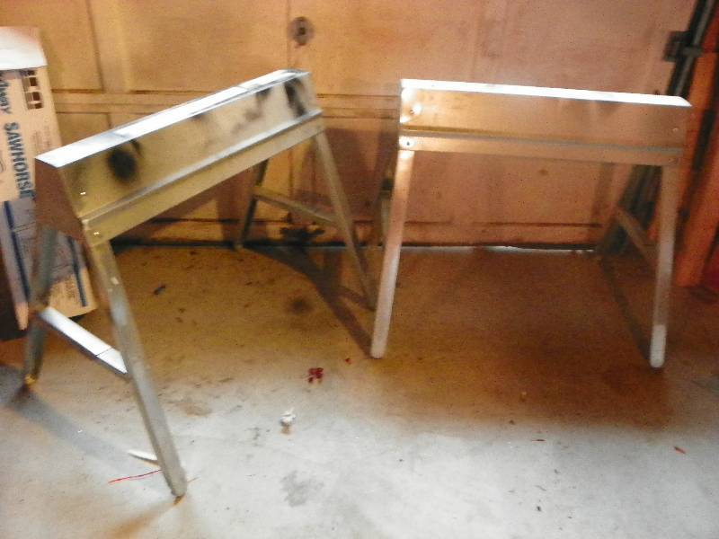 lot 73 image: Sawhorses